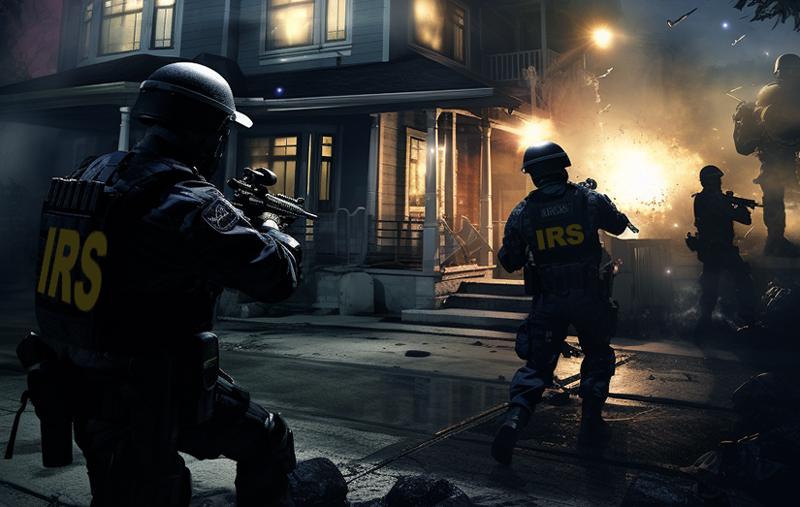 IRS raid man's home after sending $601