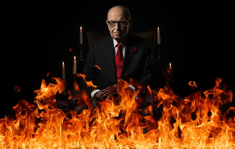 murdoch steps down to run hell