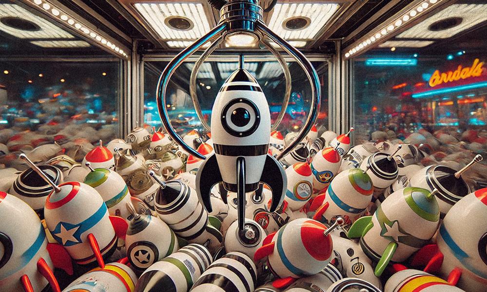 Rocket claw machine