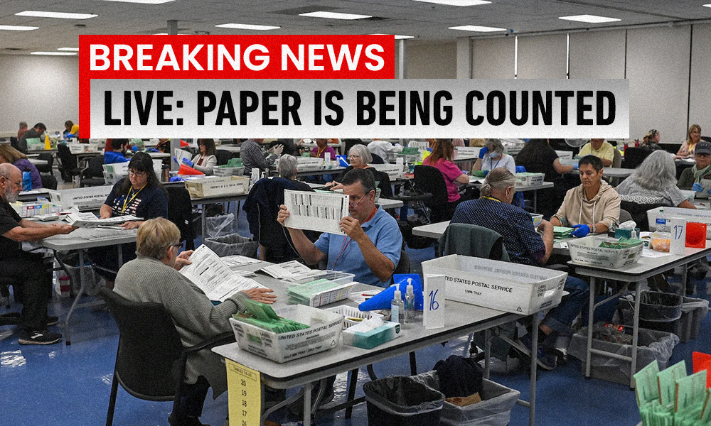 The excitement of counting ballots on election night.