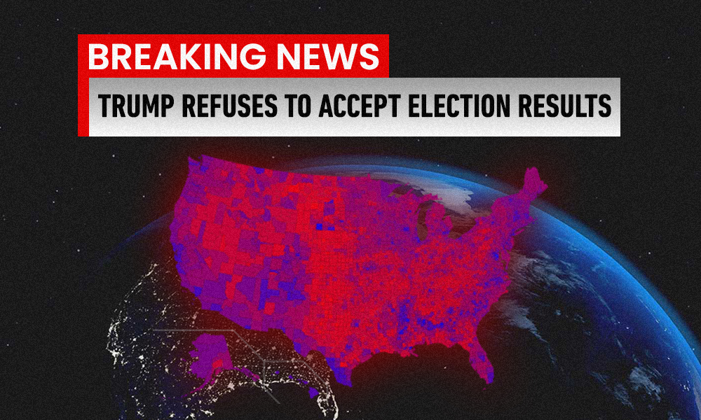 Trump refuses to accept election result