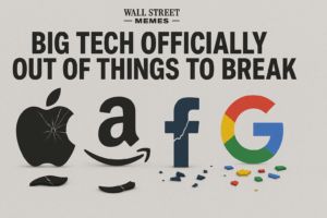 Big Tech Runs Out Of Things To Move Faster Than, Things To Break