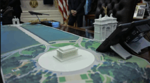 Trump Just Unveiled A Plan To Rotate The Lincoln Memorial 45 Degrees And No One’s Talking About It