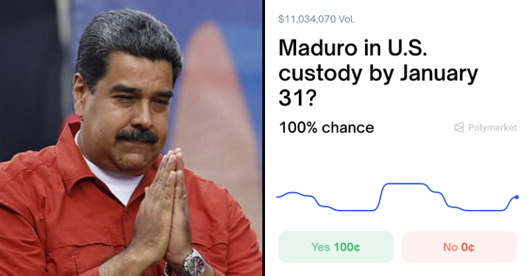 One Gambler Made $436,000 On Maduro Capture And It’s Looking Like They Knew Something We Didn’t