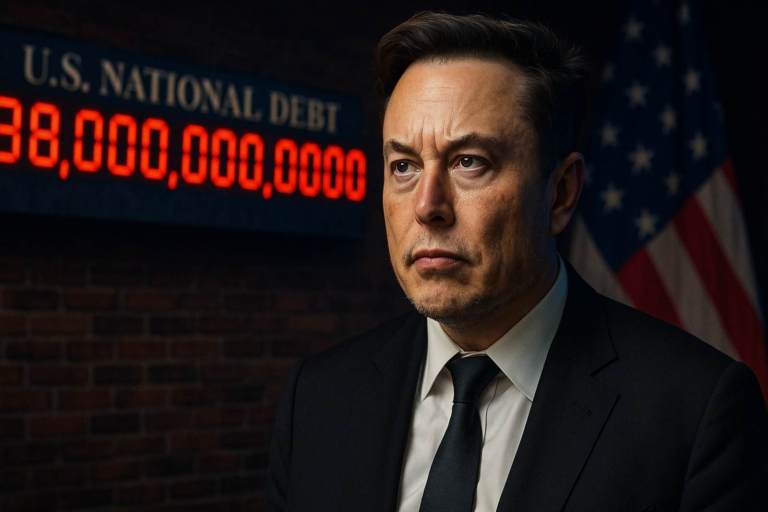 Elon Says America Is ‘1,000% Going To Go Bankrupt’ And He’s The Only One With The Secret Solution