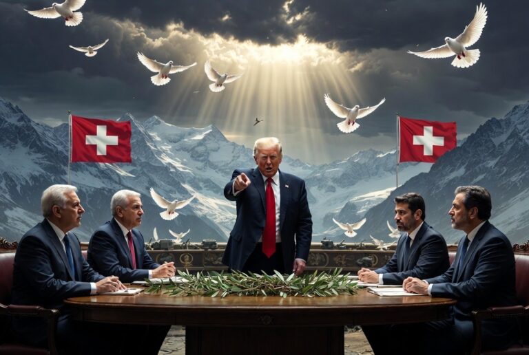 Trump Renews Threat Against Iran During The Swiss Peace Talks, Making Us Wonder What “Peace” Actually Means?
